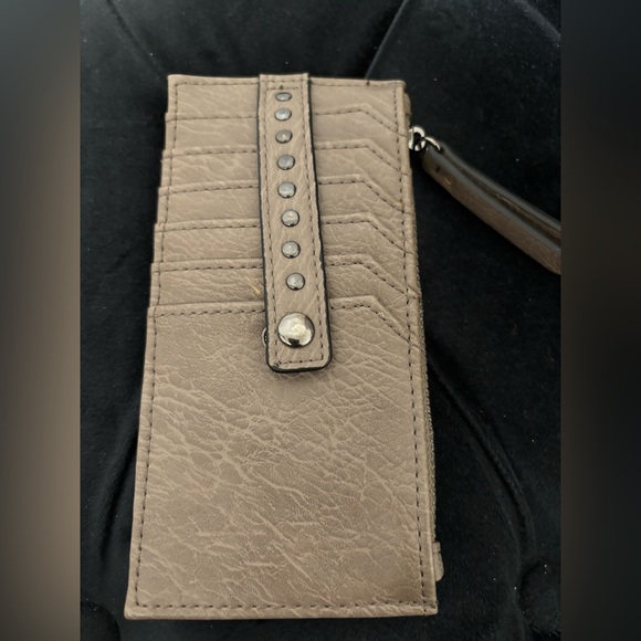 Gray Wallet Card Case - Picture 3 of 5